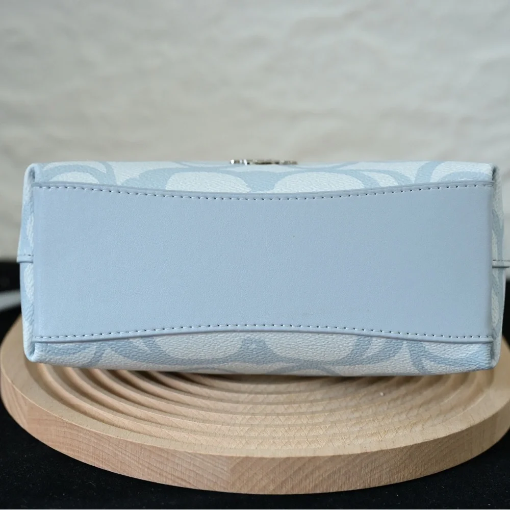 Coach Light Blue Signature Mini Hobo